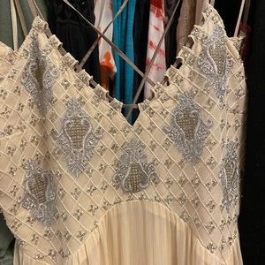 Free People maxi ball gown dress.